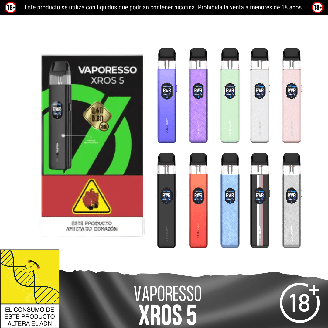 Vaporesso - Xros 5 Kit - Pod - Vaporesso | EQ - VPS - XROS - 5K - 00