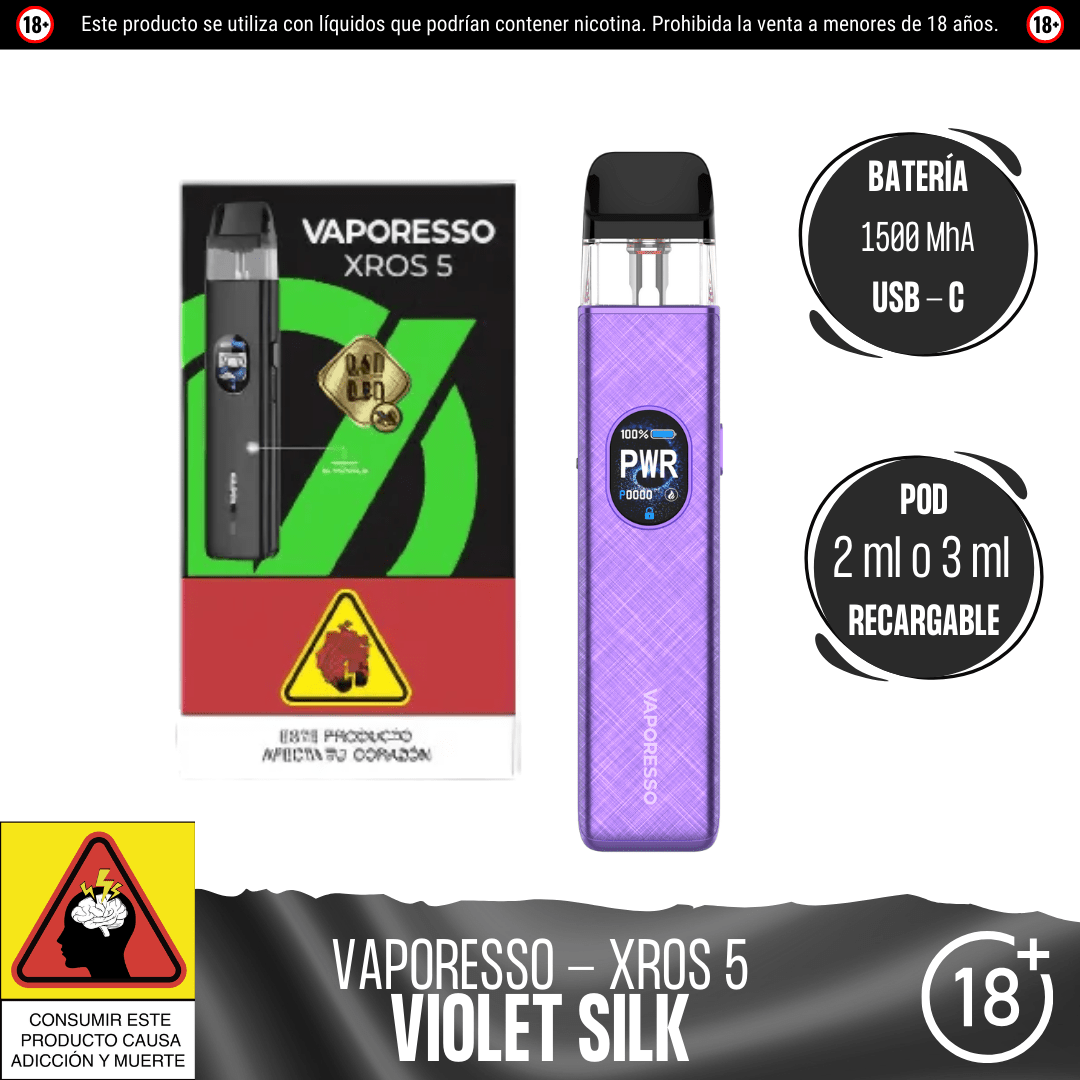 Vaporesso - Xros 5 Kit - Pod - Vaporesso | EQ - VPS - XROS - 5K - 05