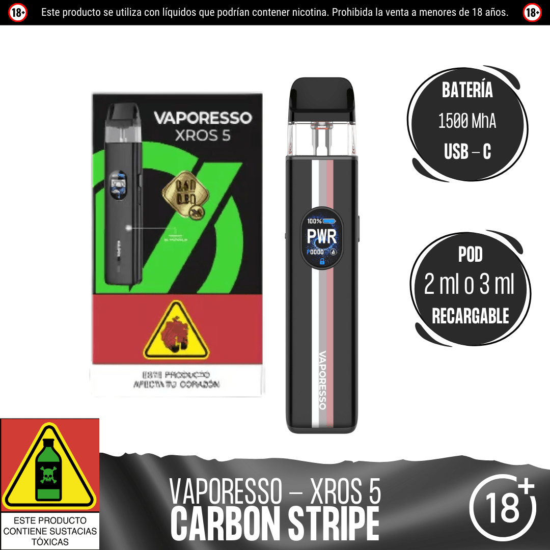 Vaporesso - Xros 5 Kit - Pod - Vaporesso | EQ - VPS - XROS - 5K - 00
