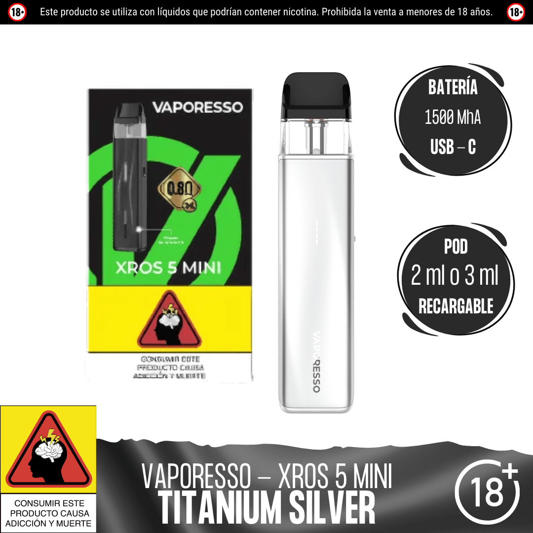 Vaporesso - Xros 5 Mini - Pod - Vaporesso | EQ - VPS - XROS - 5M - 00