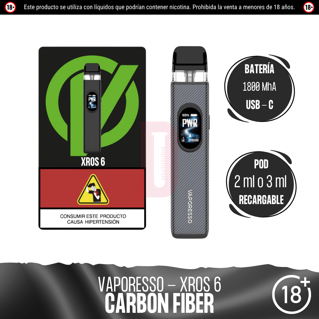 Vaporesso - XROS 6 Kit - Pod - Vaporesso | EQ-VPS-XROS-6K-CFG