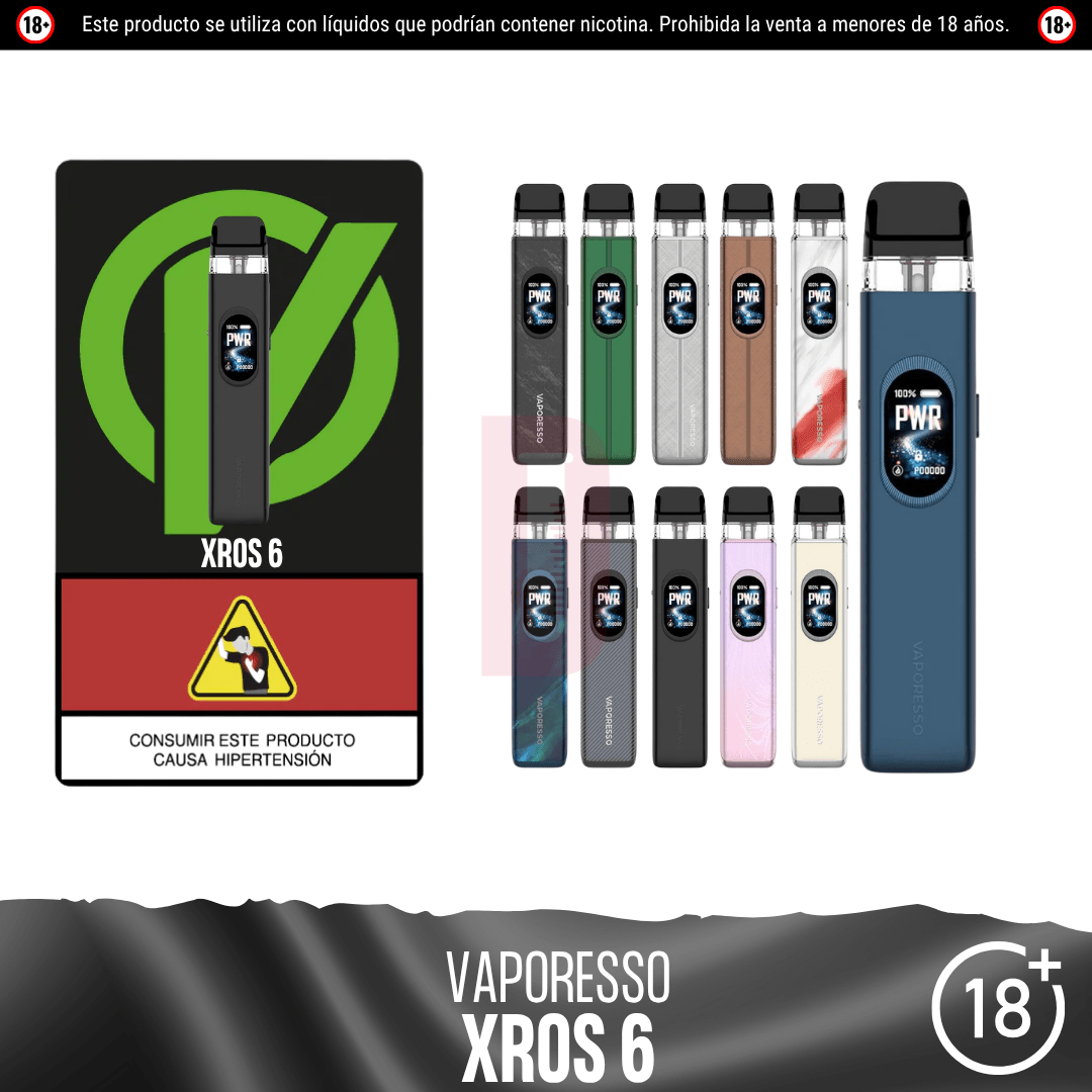 Vaporesso - XROS 6 Kit - Pod - Vaporesso | EQ-VPS-XROS-6K-ABB
