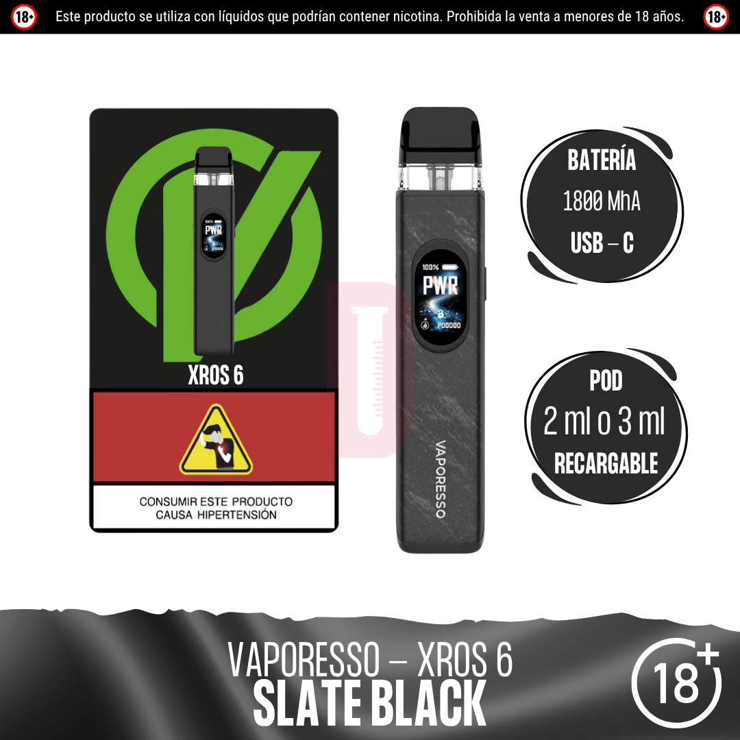 Vaporesso - XROS 6 Kit - Pod - Vaporesso | EQ-VPS-XROS-6K-SLB