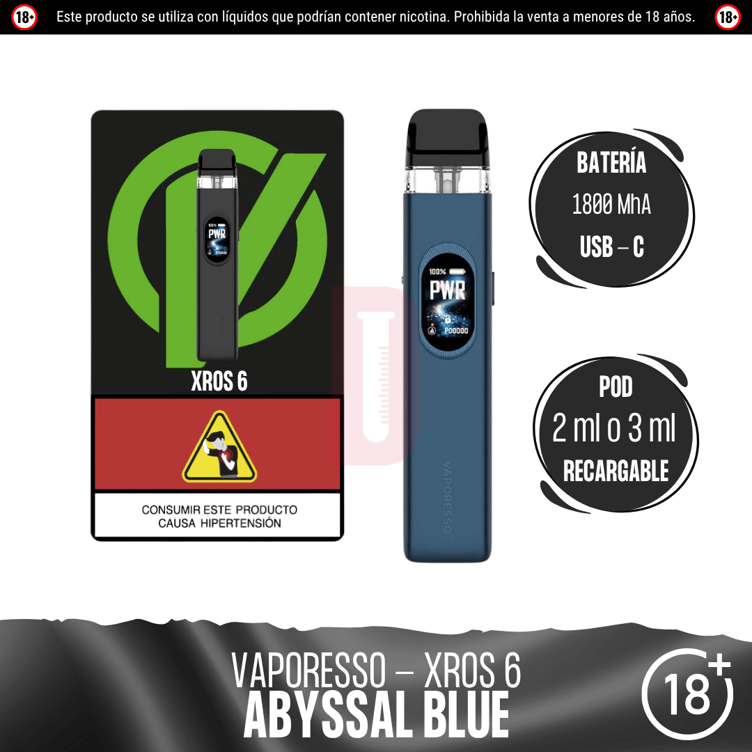Vaporesso - XROS 6 Kit - Pod - Vaporesso | EQ-VPS-XROS-6K-ABB