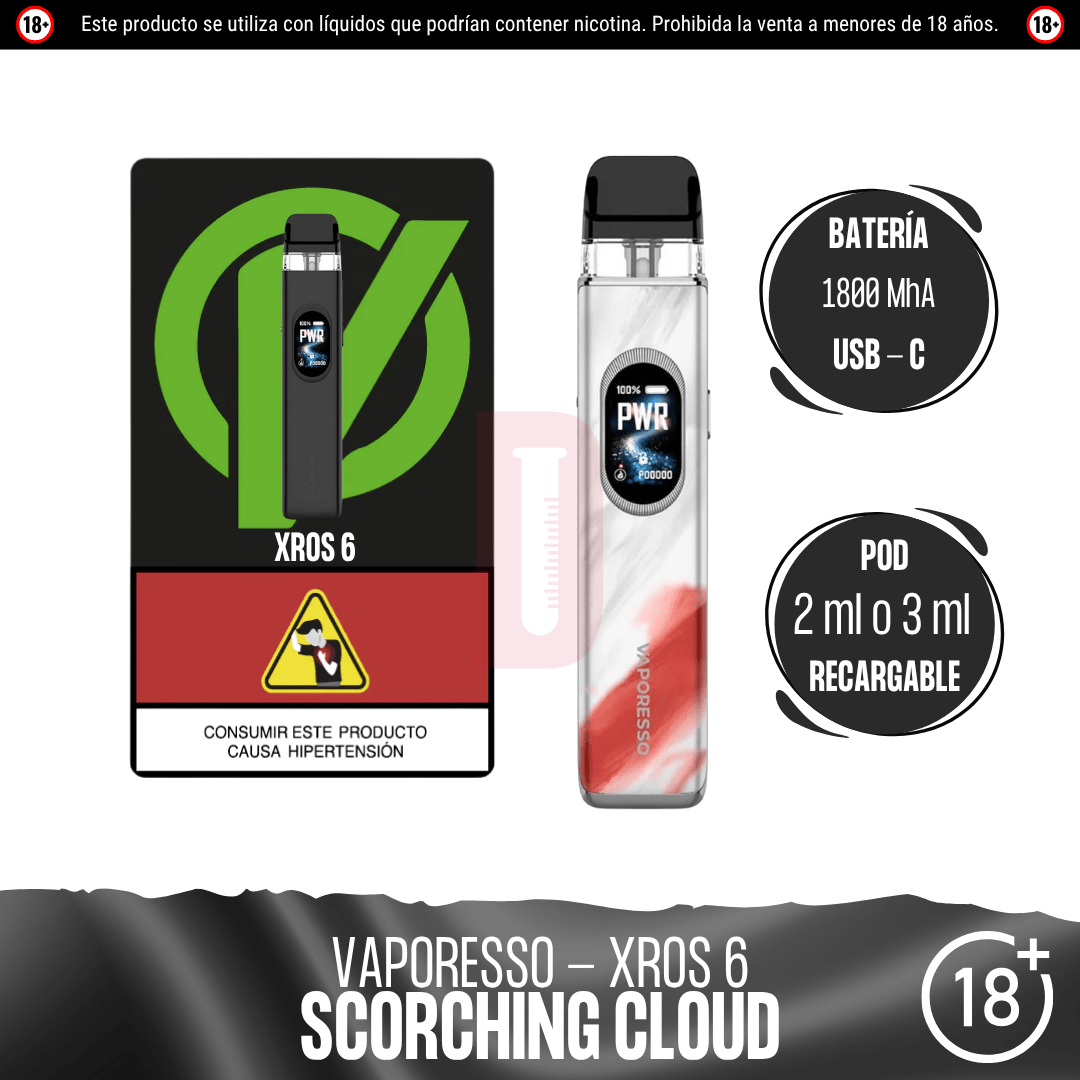 Vaporesso - XROS 6 Kit - Pod - Vaporesso | EQ-VPS-XROS-6K-SCC
