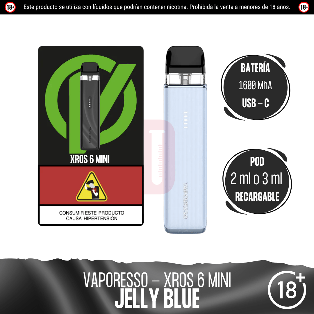 Vaporesso - XROS 6 Mini Kit - Pod - Vaporesso | EQ-VPS-XROS-6KM-JBL