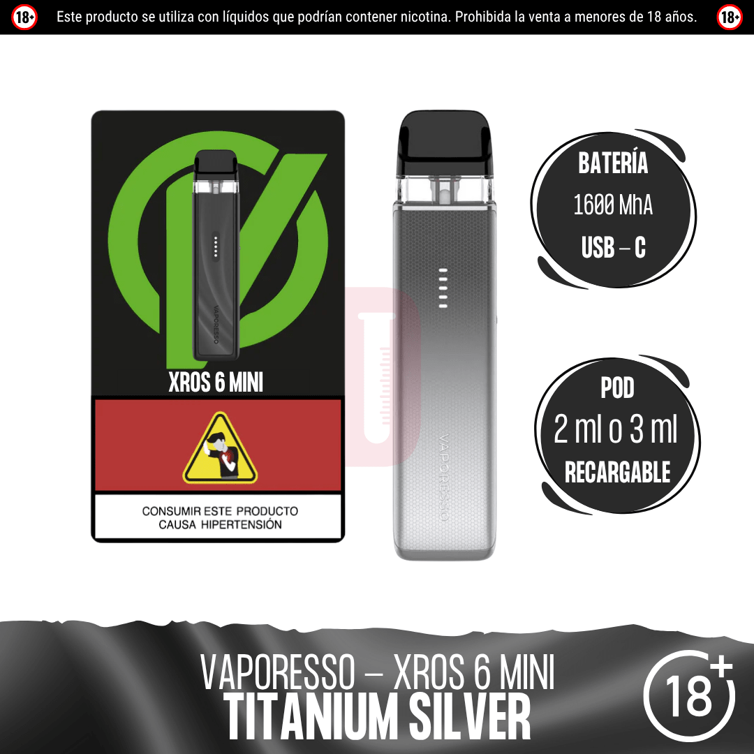 Vaporesso - XROS 6 Mini Kit - Pod - Vaporesso | EQ-VPS-XROS-6KM-TIS