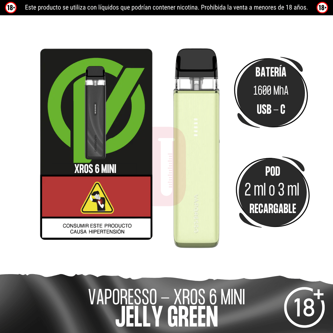 Vaporesso - XROS 6 Mini Kit - Pod - Vaporesso | EQ-VPS-XROS-6KM-JGR