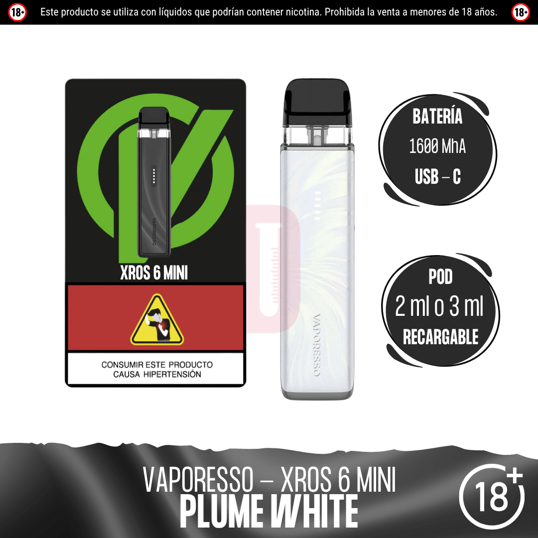 Vaporesso - XROS 6 Mini Kit - Pod - Vaporesso | EQ-VPS-XROS-6KM-PLW