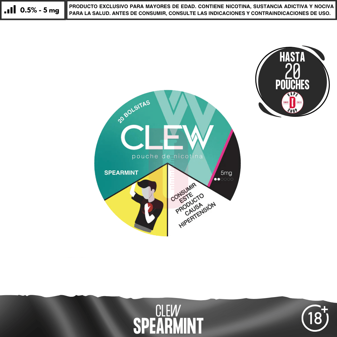 Clew - Bolsas de Nicotina - Pouches - Clew | POU-CLE-COM-20