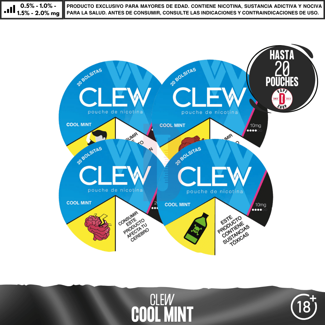 Clew - Bolsas de Nicotina - Pouches - Clew | POU-CLE-CIT-20