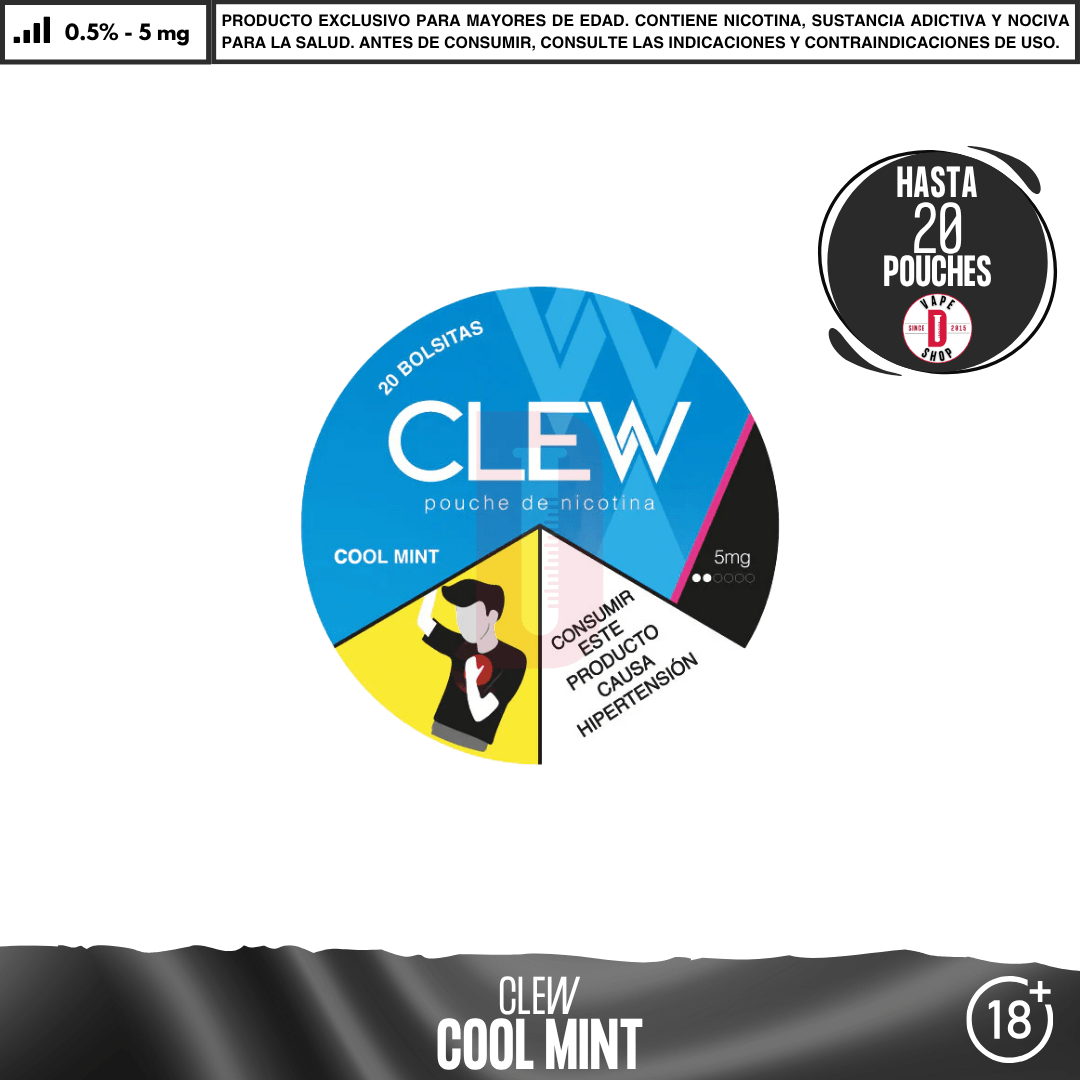 Clew - Bolsas de Nicotina - Pouches - Clew | POU-CLE-CIT-20