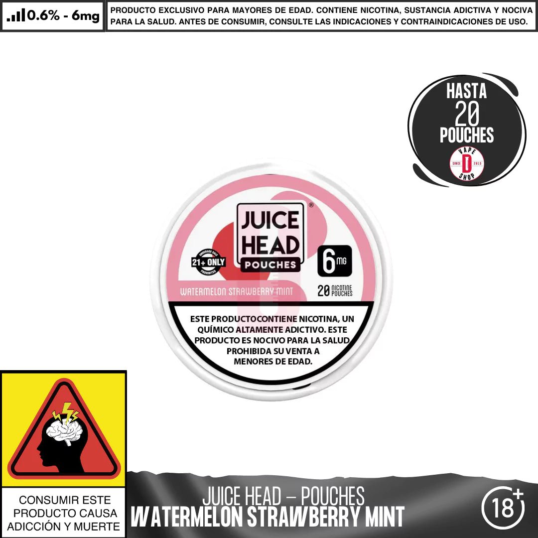 Juice Head - Pouches Bolsas de Nicotina - Pouches - Juice Head | POU - JH - WSM