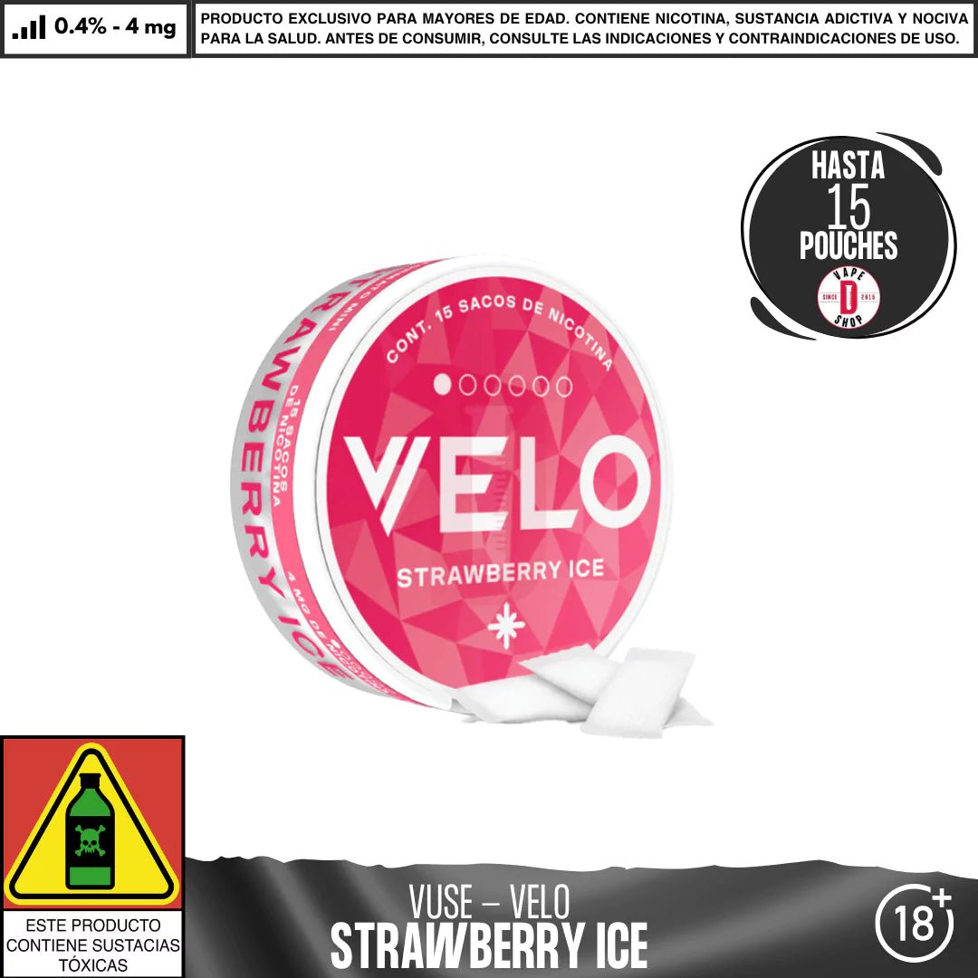VELO - Pouches Bolsas de Nicotina - Pouches - Vuse | POU - VEL - STI - 04