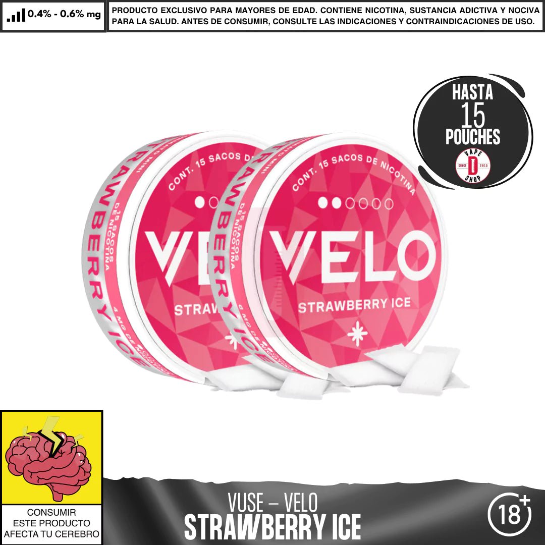 VELO - Pouches Bolsas de Nicotina - Pouches - Vuse | POU - VEL - STI - 04