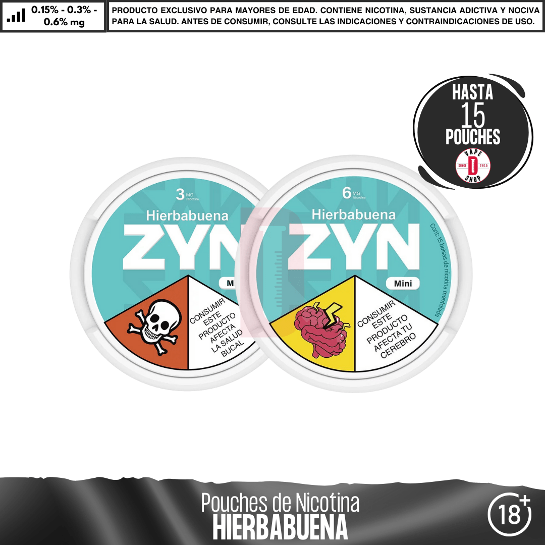 ZYN - Pouches Bolsas de Nicotina - Pouches - ZYN | POU-ZYN-M-06