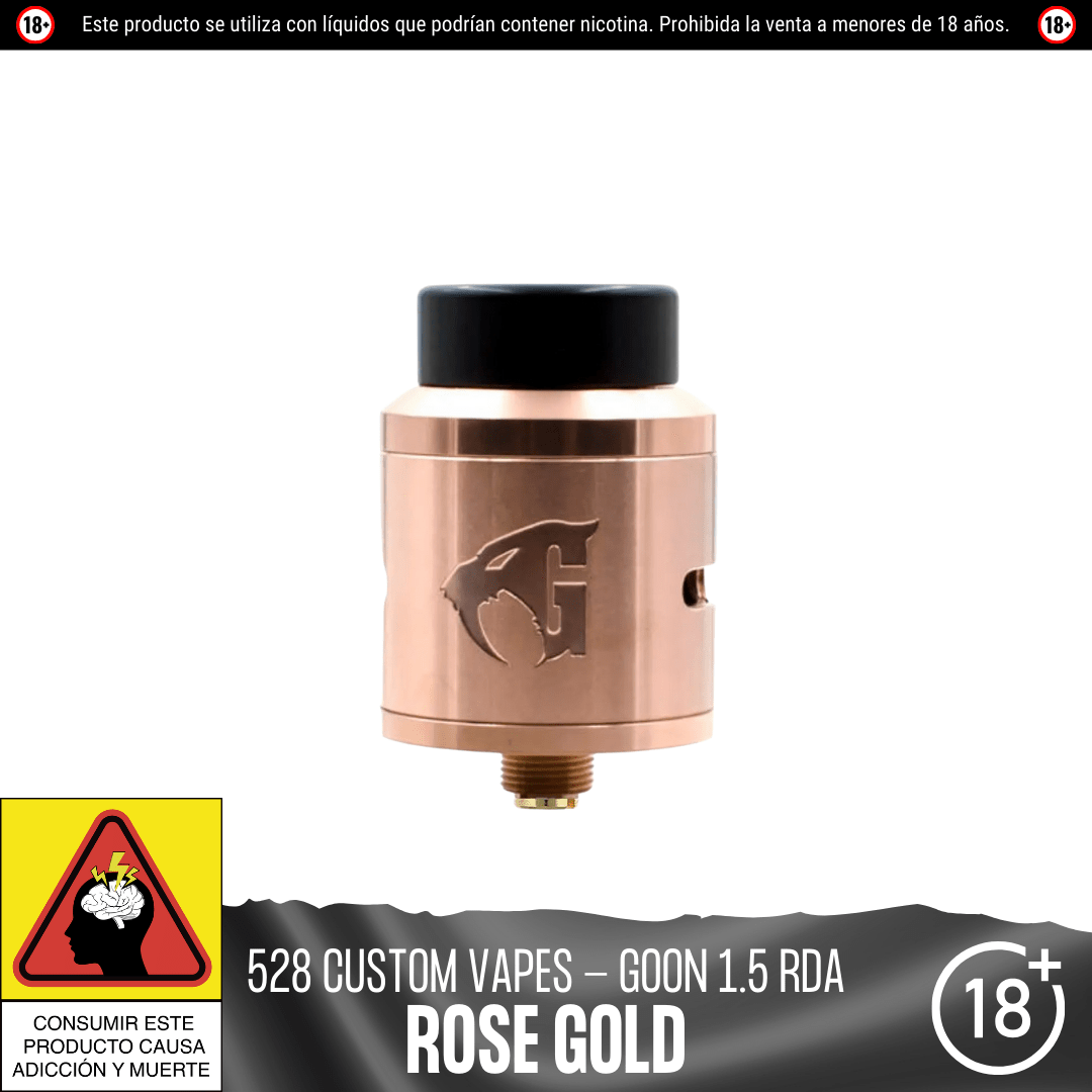 528 Custom Vapes - Goon 1.5 RDA - RDA - 528 Custom Vapes | EQ - 528CV - G15 - ROG