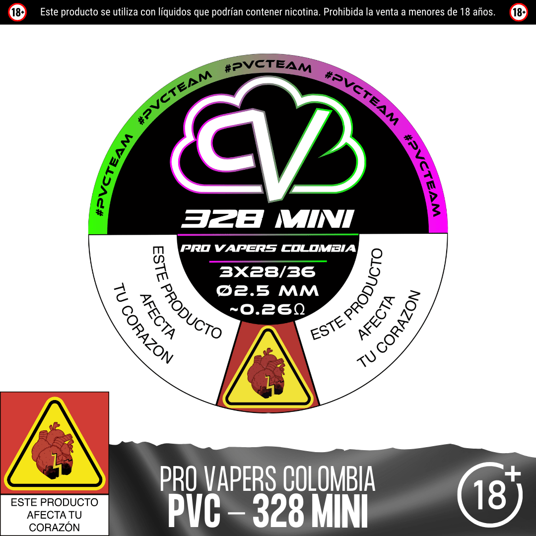 328 Mini - Resistencias Artesanales - Pro Vapers | RA - PVC - 328 - 01