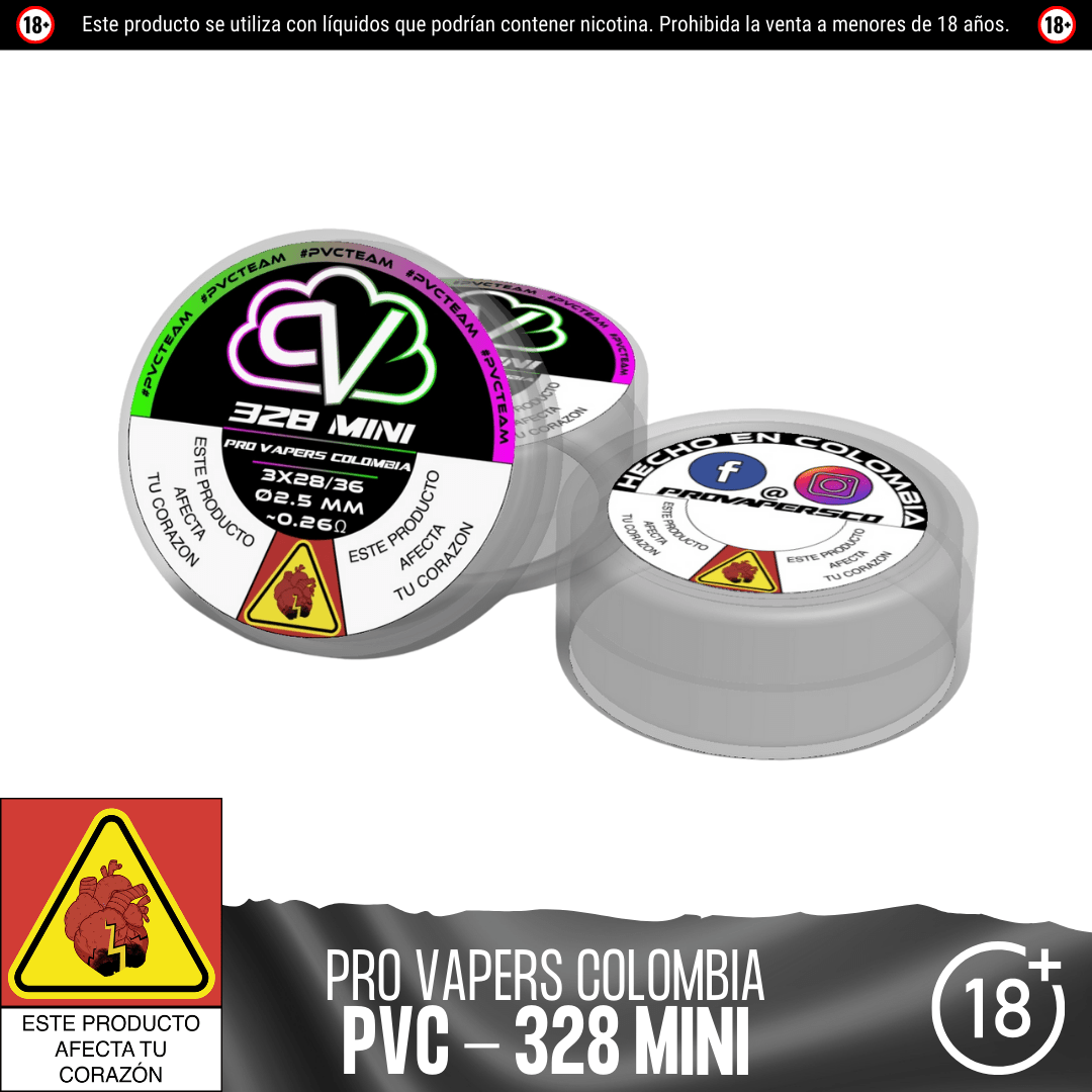 328 Mini - Resistencias Artesanales - Pro Vapers | RA - PVC - 328 - 01