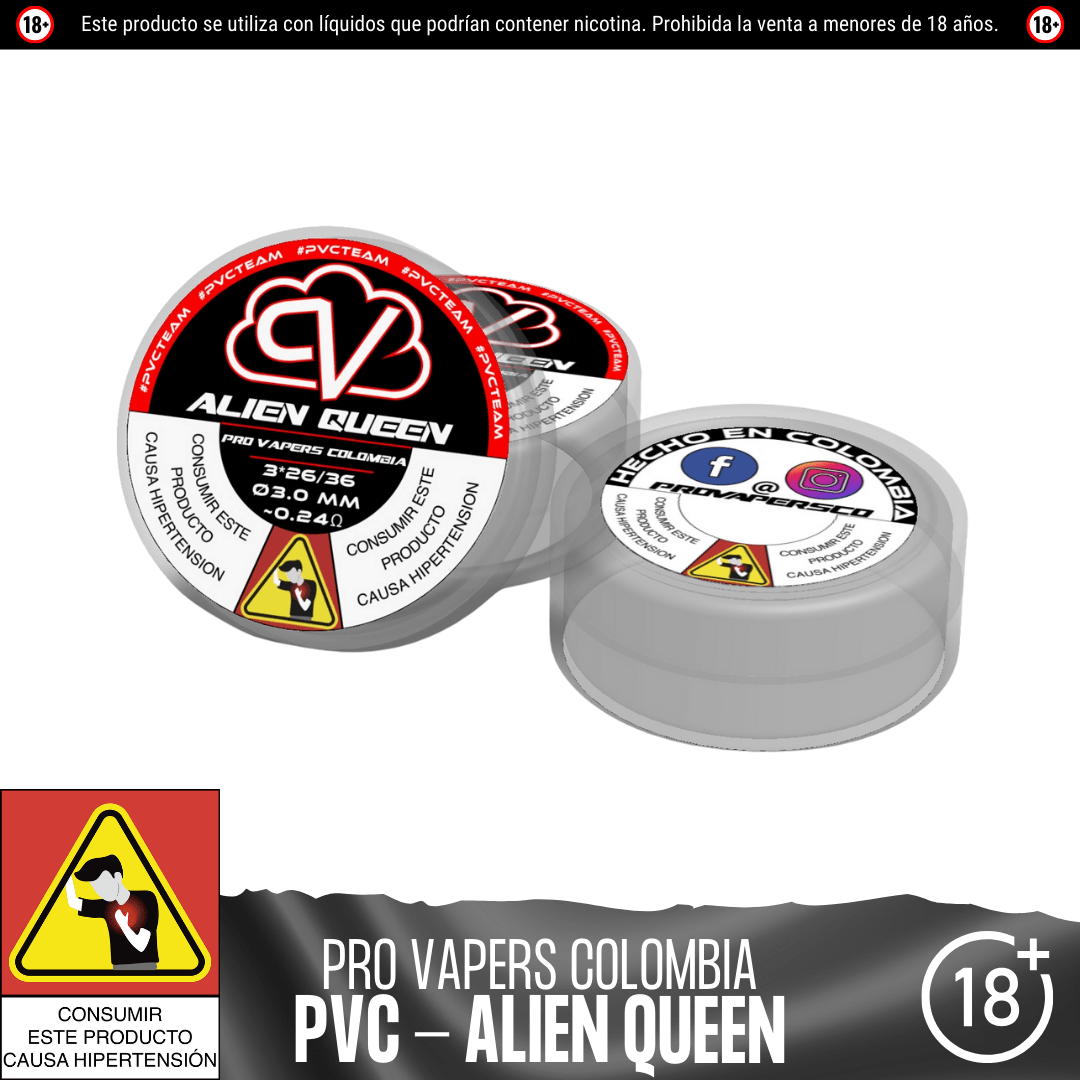 Alien Queen - Resistencias Artesanales - Pro Vapers | RA - PVC - AQ - 01