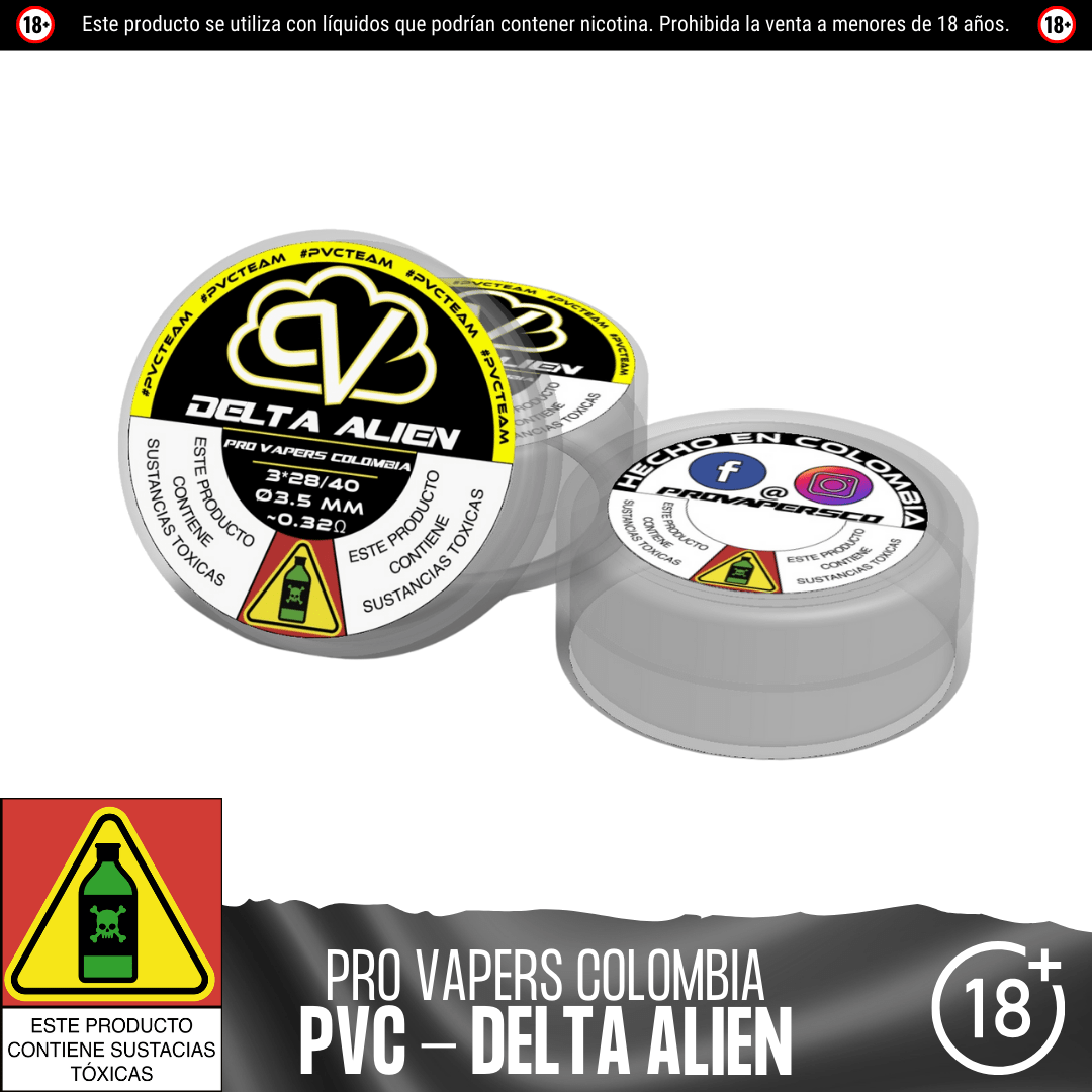 Delta Alien - Resistencias Artesanales - Pro Vapers | RA - PVC - DA - 01