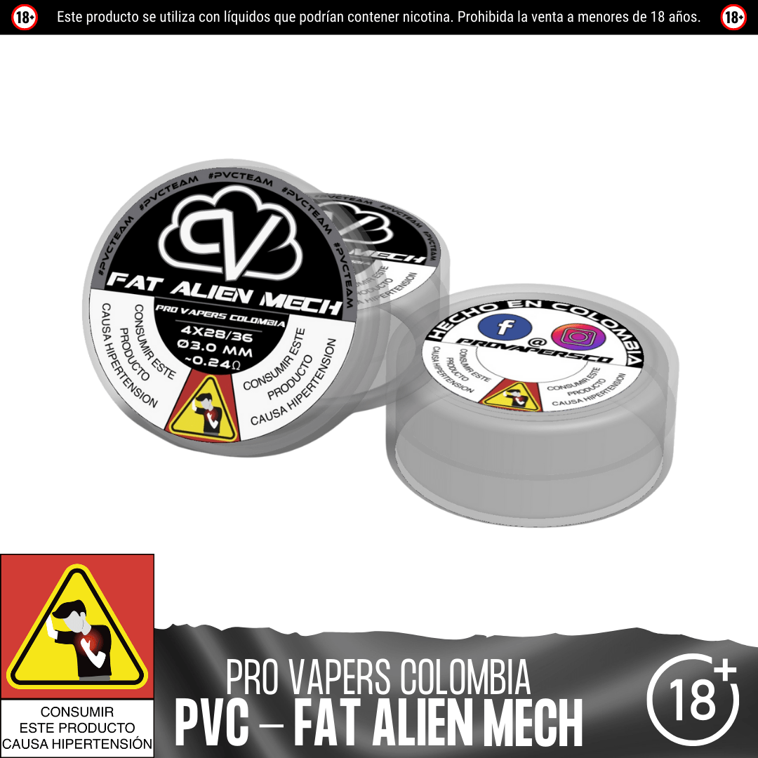 Fat Alien Mech - Resistencias Artesanales - Pro Vapers | RA - PVC - FAM - 01