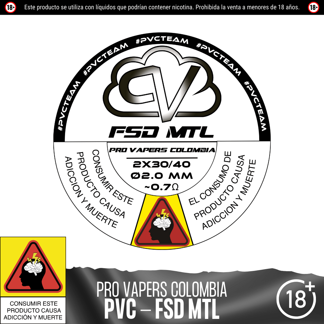 FSD MTL - Resistencias Artesanales - Pro Vapers | RA - PVC - FSD