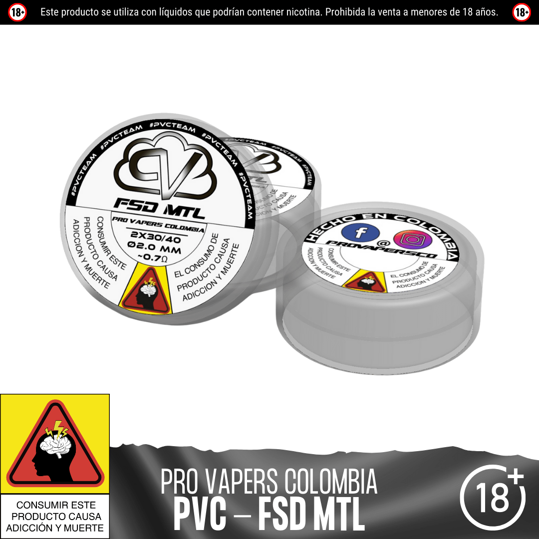 FSD MTL - Resistencias Artesanales - Pro Vapers | RA - PVC - FSD