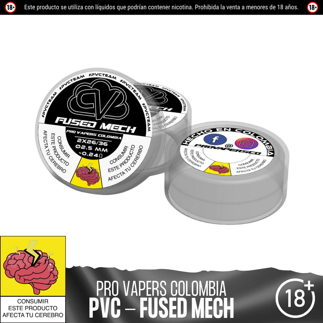 Fused Mech - Resistencias Artesanales - Pro Vapers | RA - PVC - FM - 01