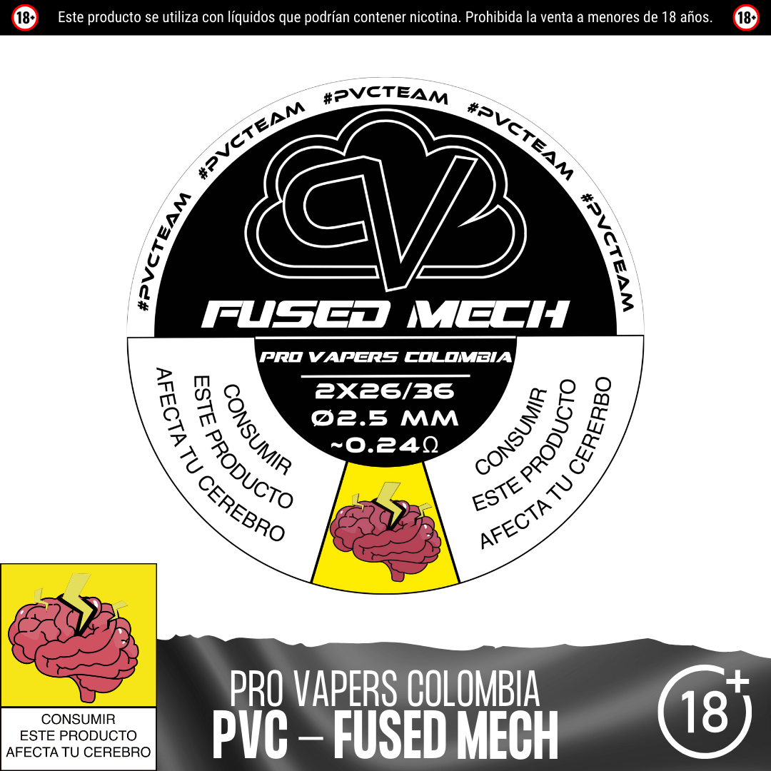 Fused Mech - Resistencias Artesanales - Pro Vapers | RA - PVC - FM - 01
