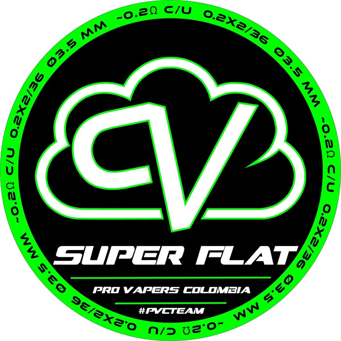 Super Flat - Resistencias Artesanales - Pro Vapers | RA - PVC - SF - 01