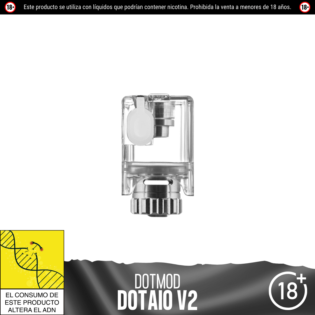 Dotmod - DotAIO V2 Tanque de Repuesto - Resistencias Comerciales - Dotmod | ACC - DOT - AIOV2