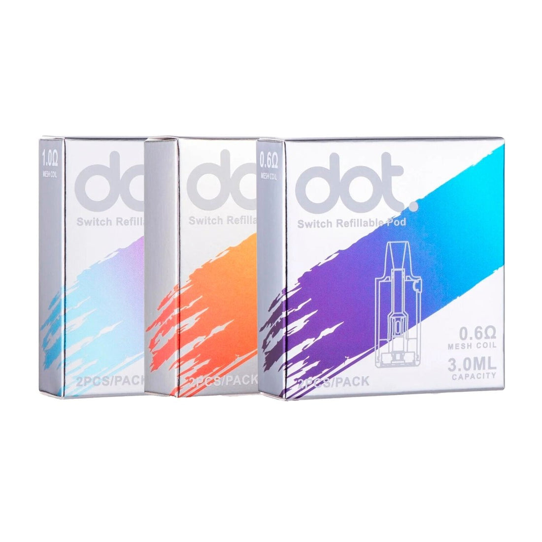 Dotmod - DotSwitch Pod Recargable - Resistencias Comerciales - Dotmod | RC - DOT - SWCH - POR - 01