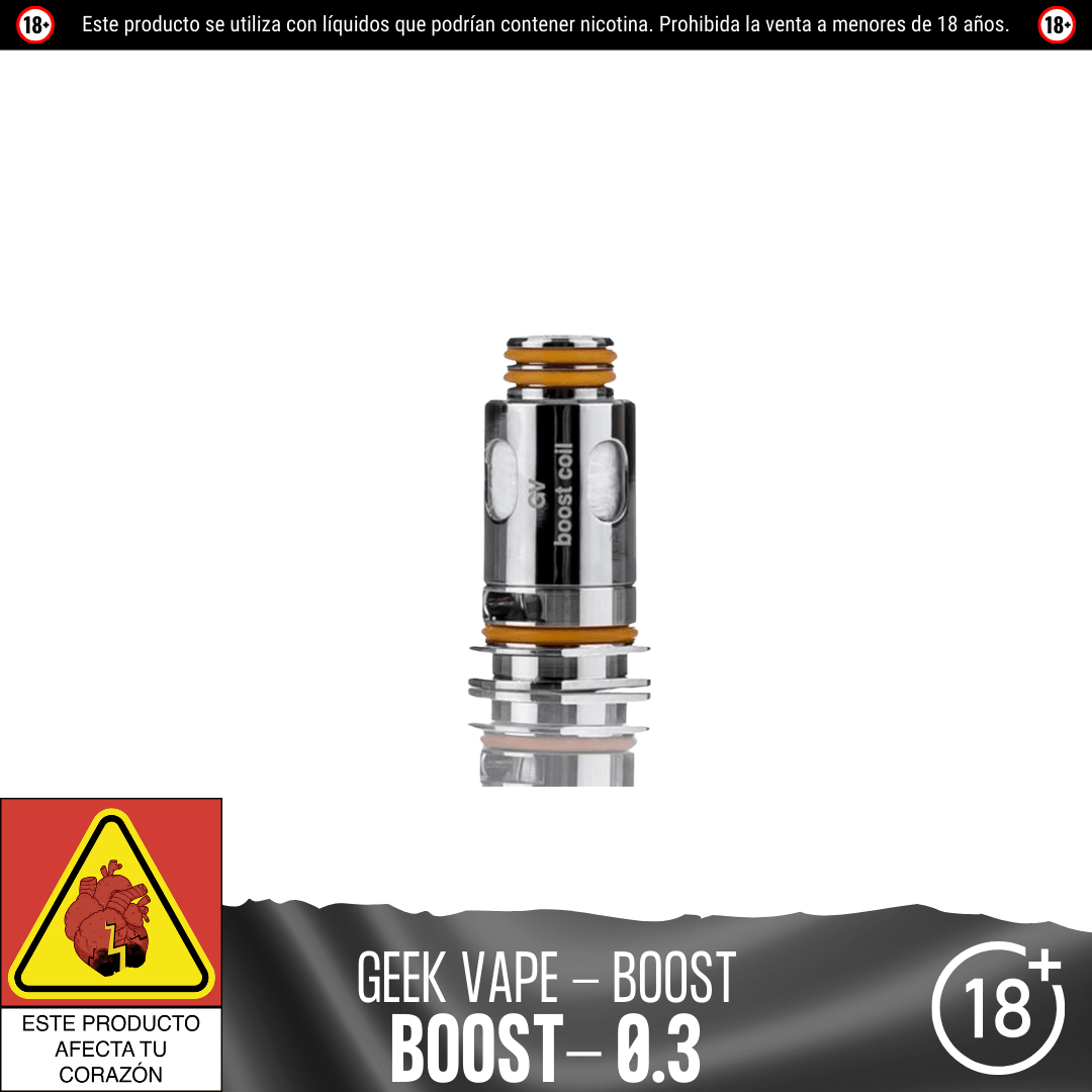 Geekvape - Aegis Boost Coils - Resistencias Comerciales - Geekvape | RC - GV - AB - 07