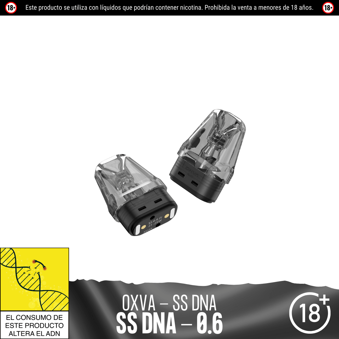 Oxva - Resistencias Xlim SS DNA - Resistencias Comerciales - Oxva | RC - OXVA - XLIMSS - 0.6U