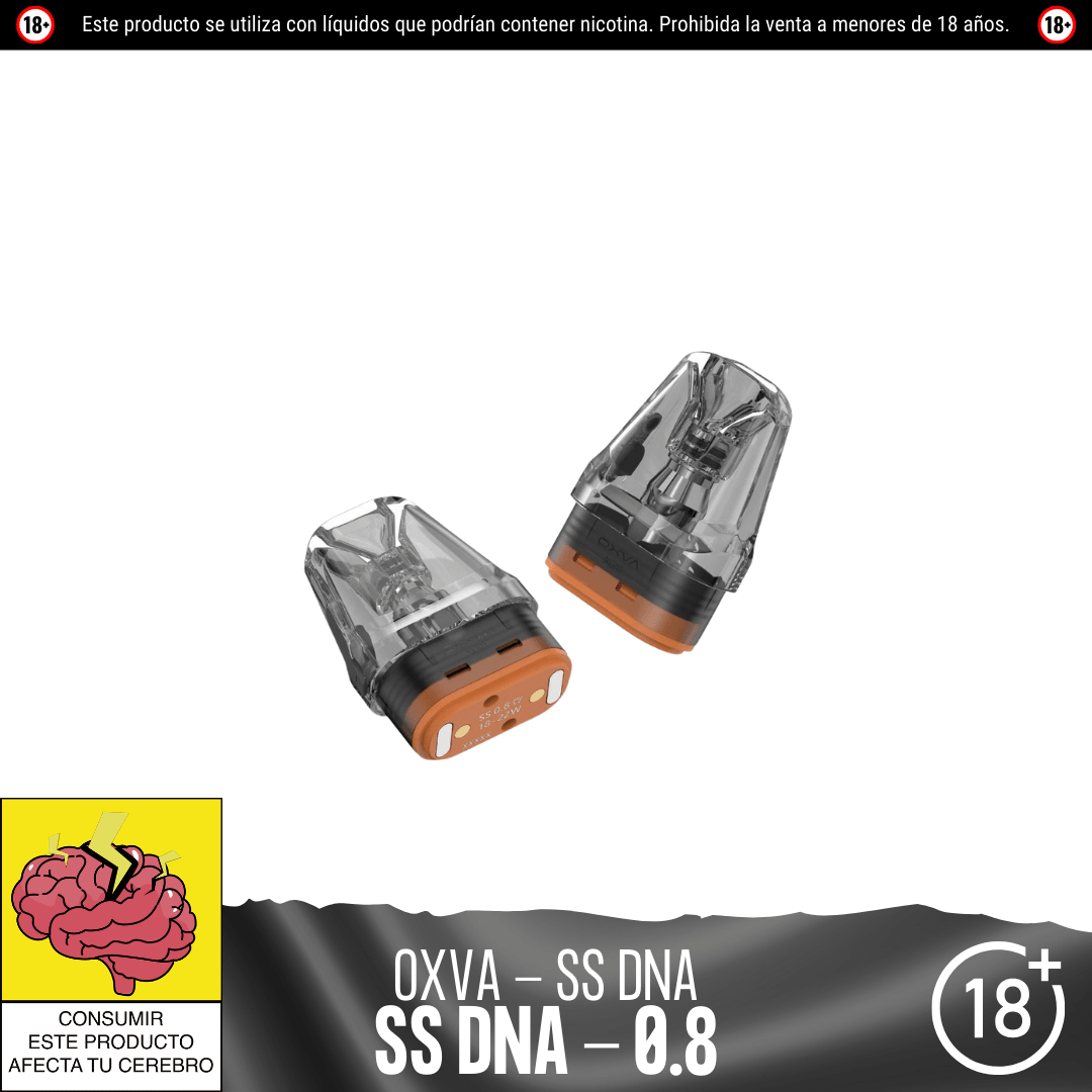 Oxva - Resistencias Xlim SS DNA - Resistencias Comerciales - Oxva | RC - OXVA - XLIMSS - 0.8U