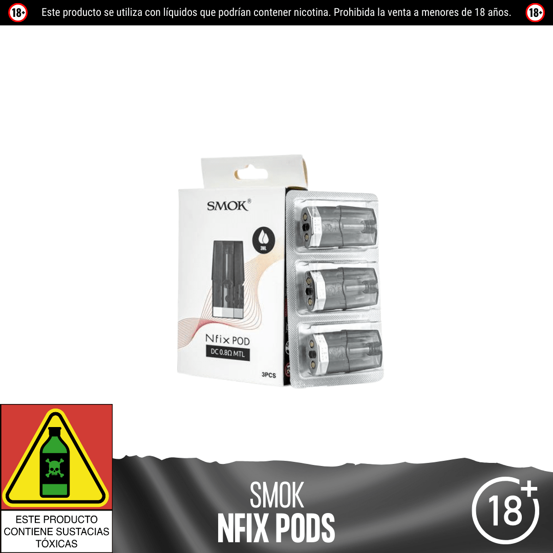 Smok - Nfix Pods - Resistencias Comerciales - Smok | RC - SMK - NFIX - 03
