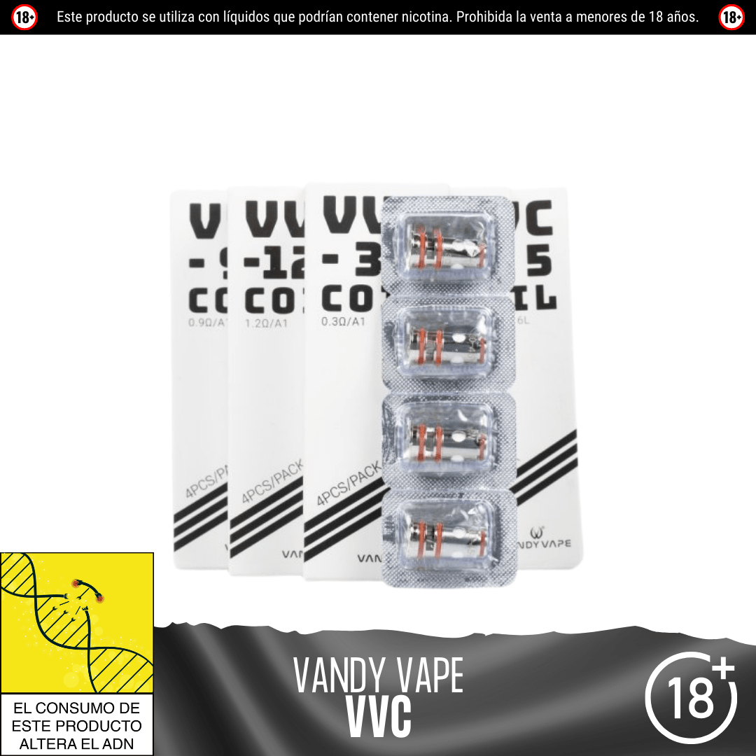Vandy Vape - Resistencias VVC - Resistencias Comerciales - Vandy Vape | RC - VV - VCCC - 01