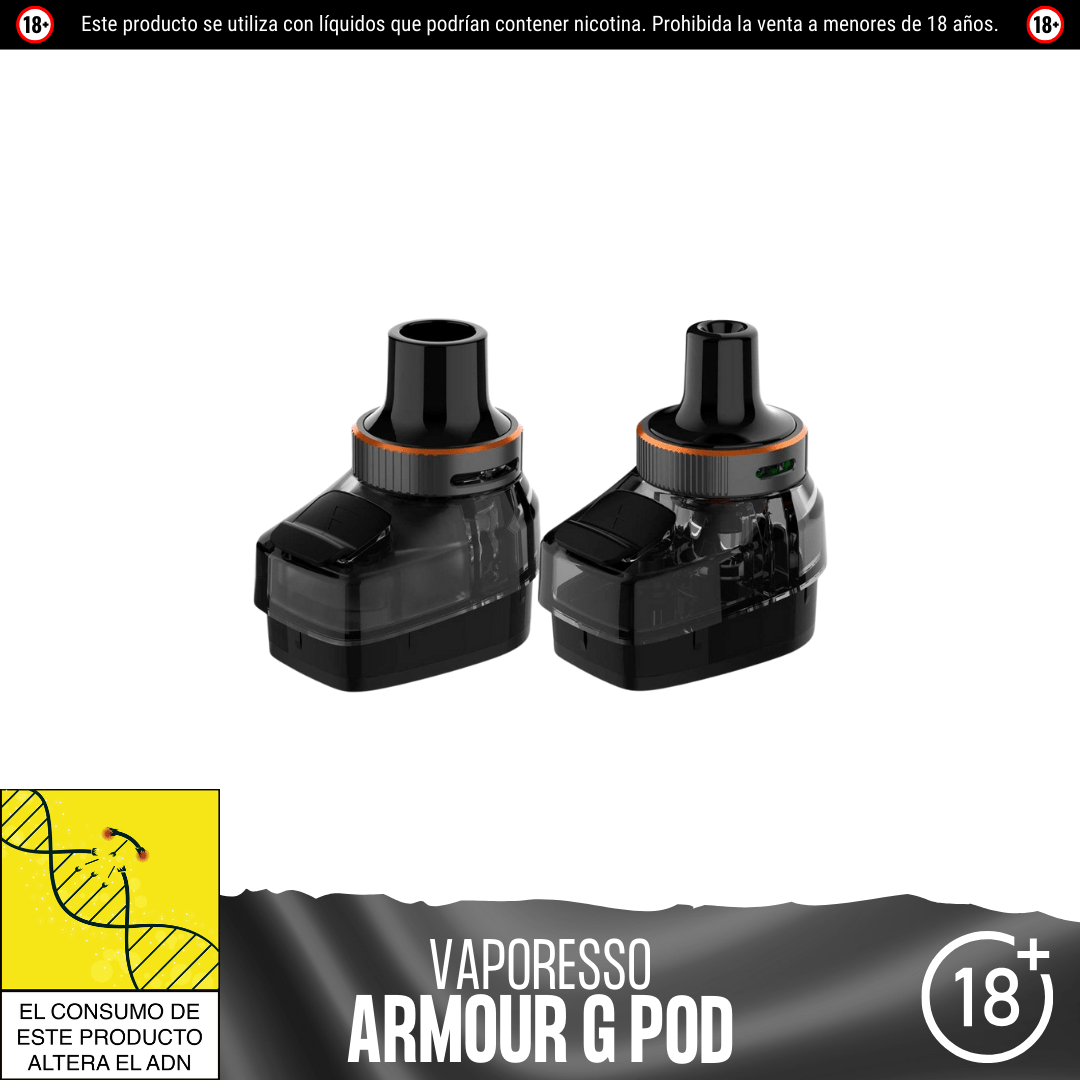Vaporesso - Armour G Pod de Repuesto - Resistencias Comerciales - Vaporesso | RC - VPS - ARM - GPO - DTU
