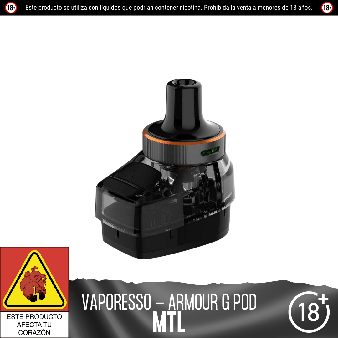 Vaporesso - Armour G Pod de Repuesto - Resistencias Comerciales - Vaporesso | RC - VPS - ARM - GPO - MTU