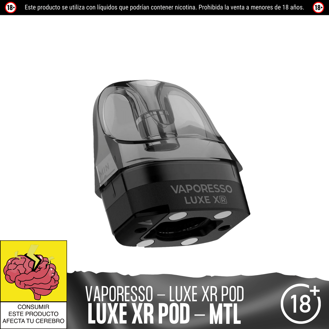 Vaporesso - Luxe XR Pod de Repuesto | Resistencias Comerciales de Vaporesso DIY Vape Shop Vaporesso - Luxe XR Pod de Repuesto | Resistencias Comerciales de Vaporesso DIY Vape Shop