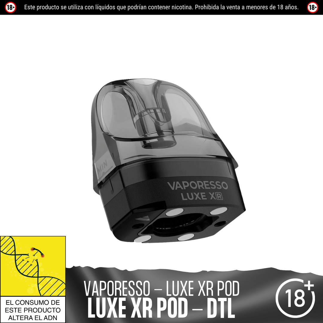 vaporesso luxe xr max resistencia Vaporesso Luxe XR Pod Repuesto · Cartucho 5ml DIY Vape