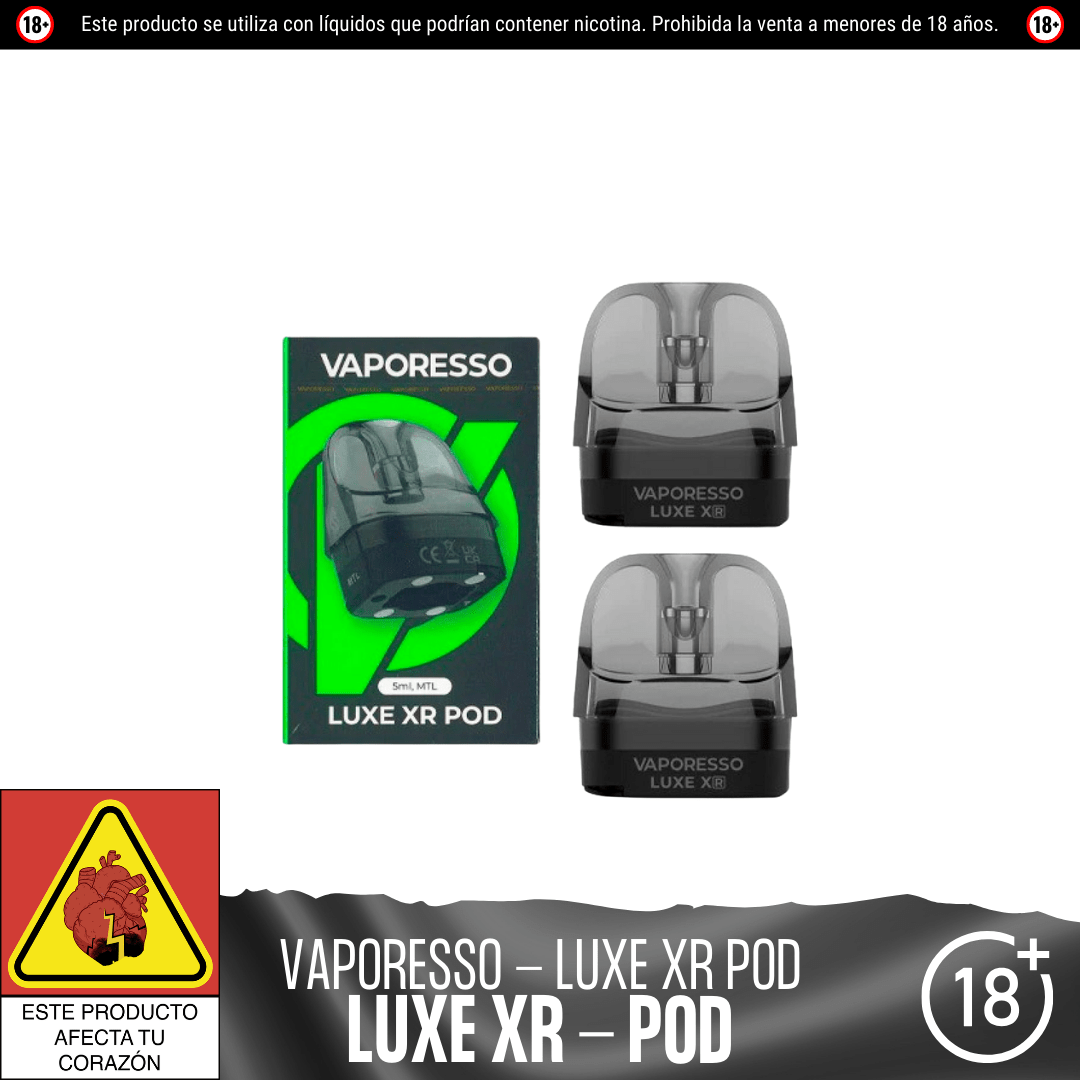 Vaporesso - Luxe XR Pod de Repuesto - Resistencias Comerciales - Vaporesso | RC - VPS - LXR - EPO - 01