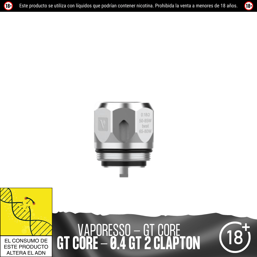 Vaporesso - Resistencias GT Core - Resistencias Comerciales - Vaporesso | RC - VPS - GT - 05