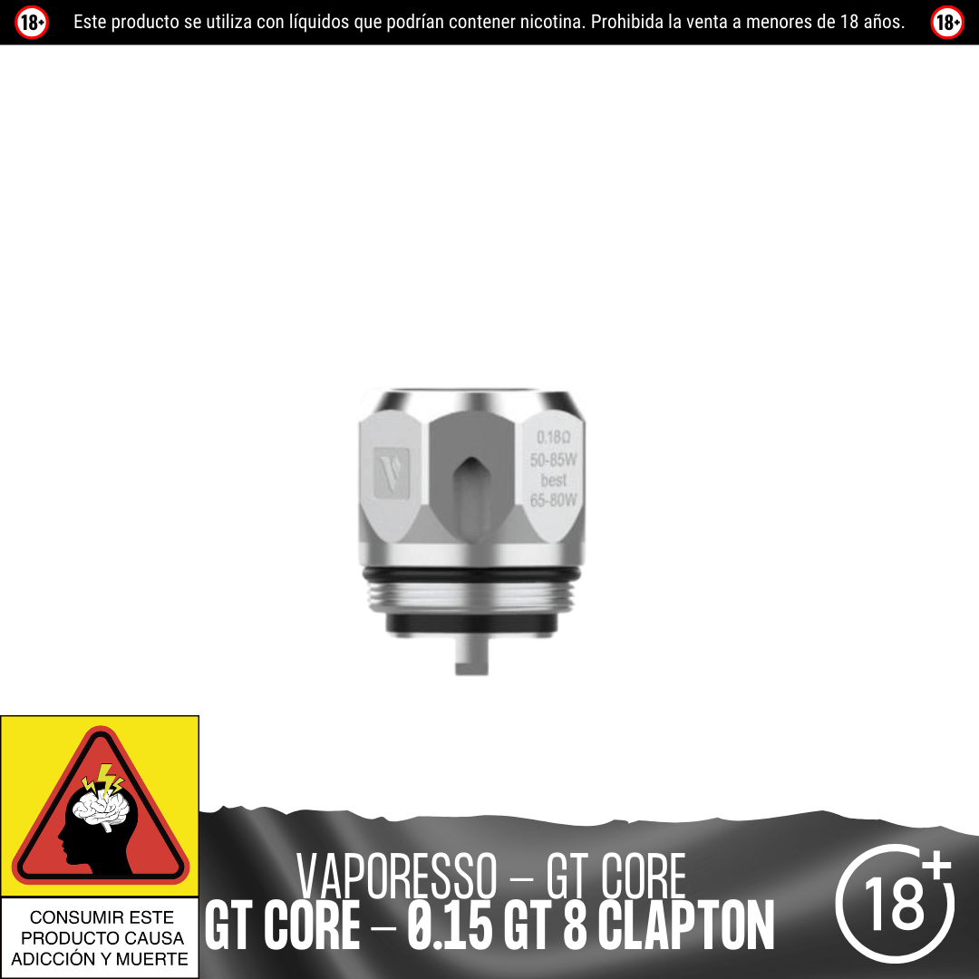 Vaporesso - Resistencias GT Core - Resistencias Comerciales - Vaporesso | RC - VPS - GT - 07
