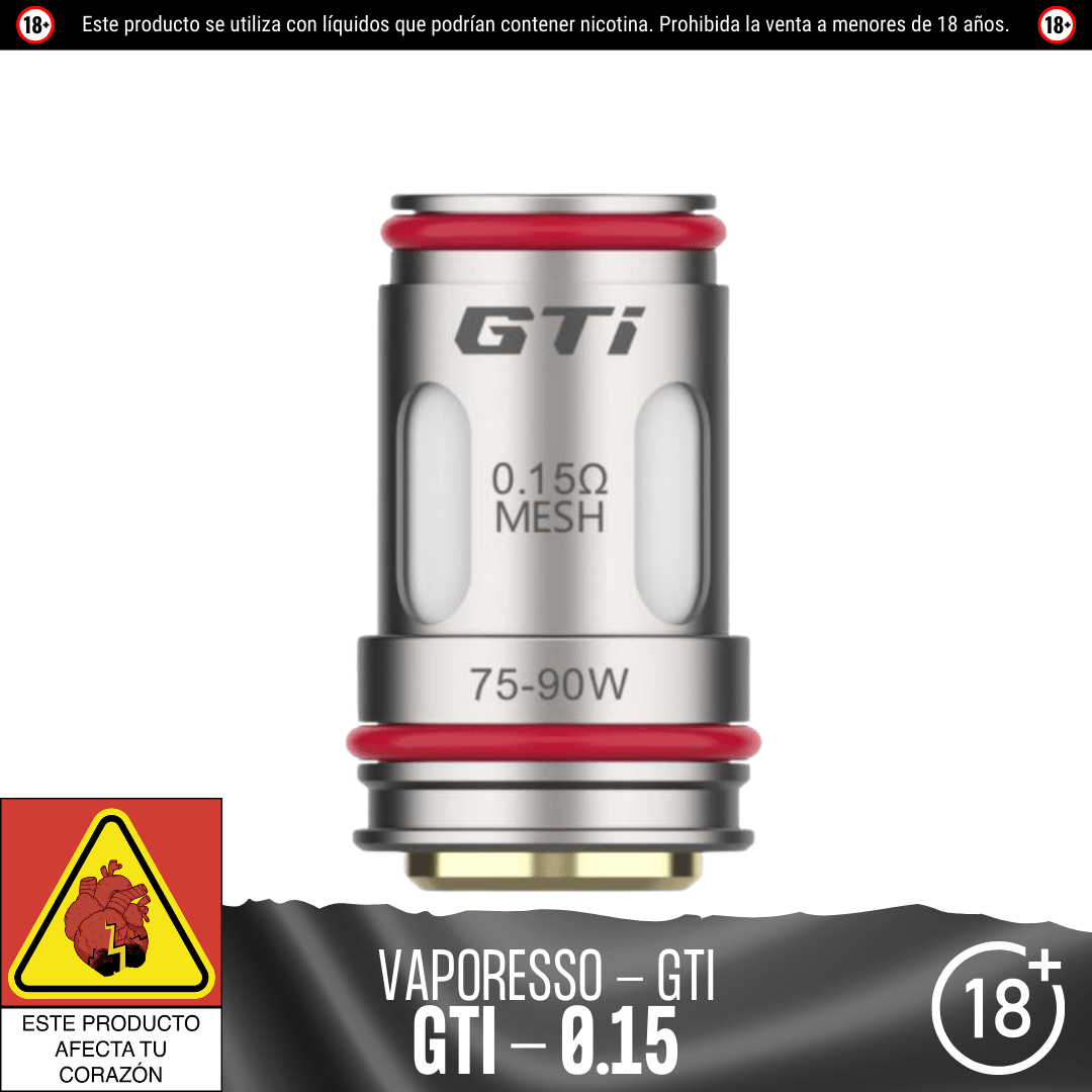 Vaporesso - Resistencias GTI - Resistencias Comerciales - Vaporesso | RC - VPS - GTI - 04