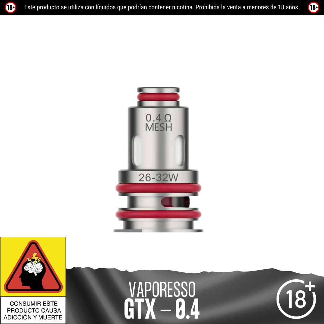 Vaporesso - Resistencias GTX - Resistencias Comerciales - Vaporesso | RC - VPS - GTX - 15