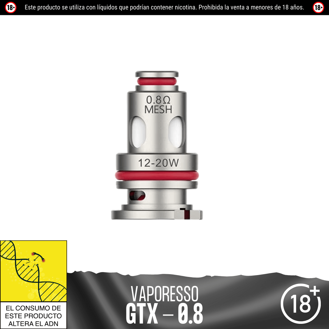 Vaporesso - Resistencias GTX - Resistencias Comerciales - Vaporesso | RC - VPS - GTX - 09