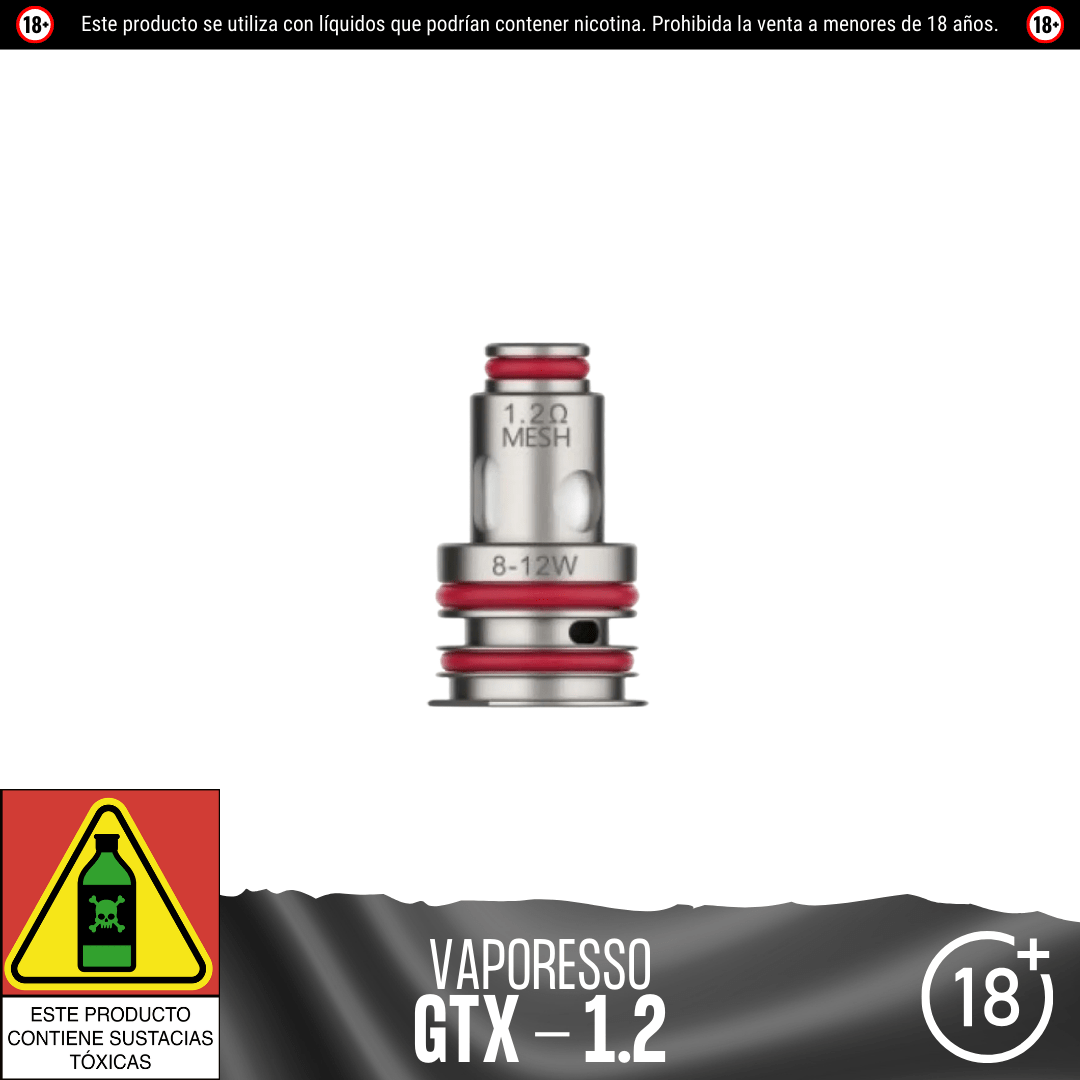 Vaporesso - Resistencias GTX - Resistencias Comerciales - Vaporesso | RC - VPS - GTX - 11