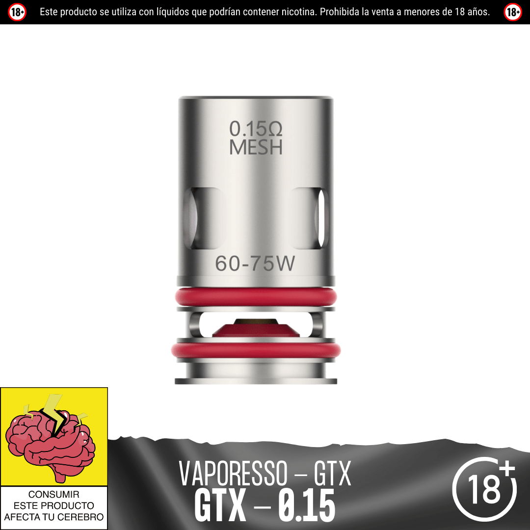 Vaporesso - Resistencias GTX - Resistencias Comerciales - Vaporesso | RC - VPS - GTX - 13